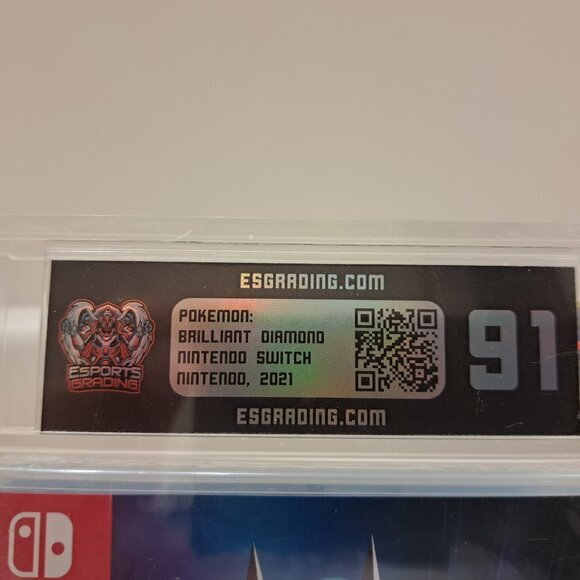Brand New Sealed Nintendo Switch Pokemon Brilliant Diamond Graded ESG 91 - Picture 5 of 6